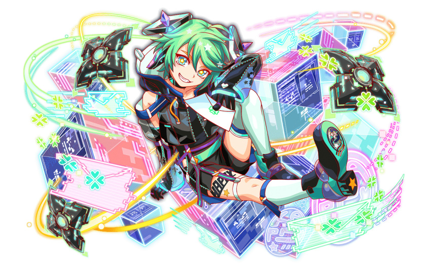 1girl, adapted_costume, ahoge, alternate_costume, alternate_hair_length, alternate_hair_ornament, alternate_hairstyle, aqua_eyes