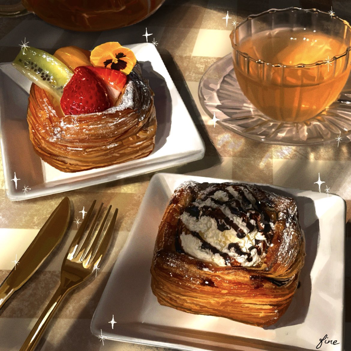artist_name, chocolate_syrup, cup, dessert, drink, drinking_glass, fine_9725, food