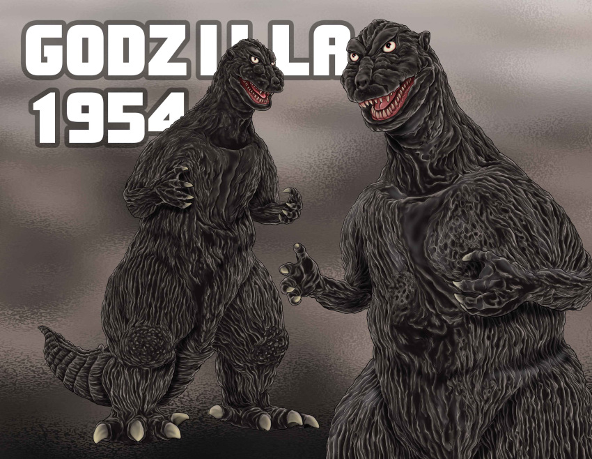 absurdres, character_name, dinosaur, godzilla, godzilla_(1954_film), godzilla_(series), highres, kaiju