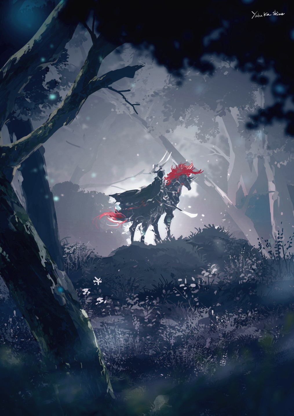 1other, animal, armor, branch, bush, final_fantasy, final_fantasy_xiv, flower