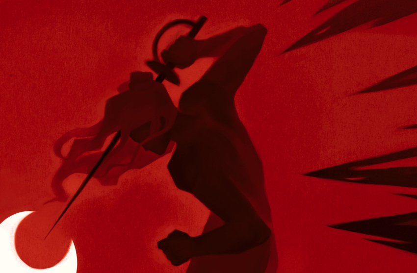 1girl, crescent_moon, double_bun, hair_bun, highres, holding, holding_sword, holding_weapon