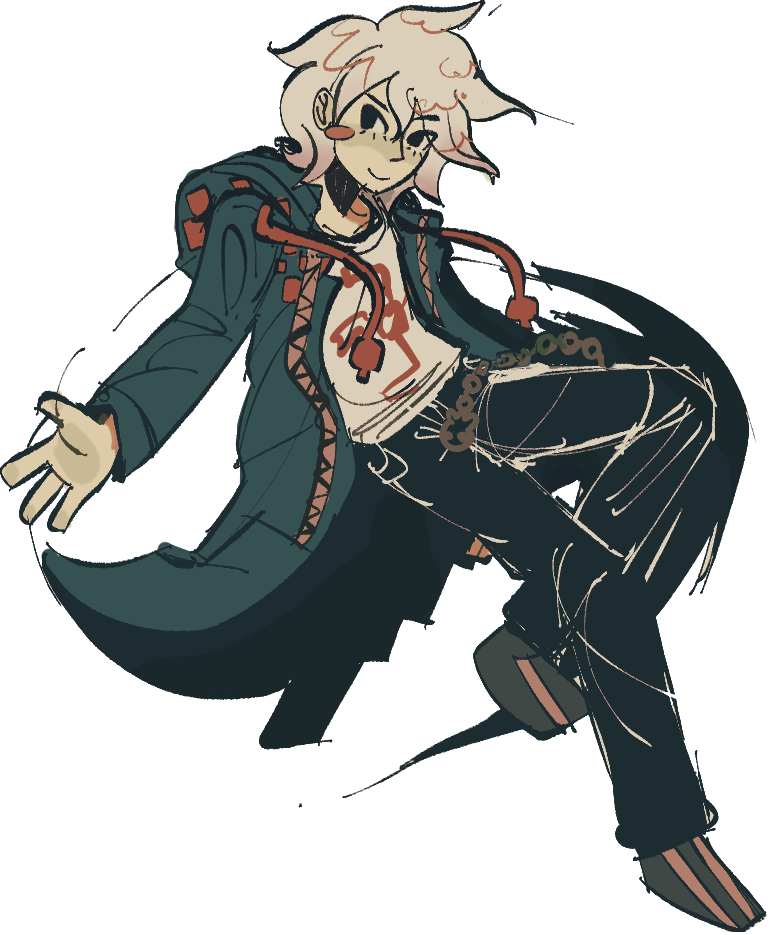 cute, dangan_ronpa, danganronpa_(series), danganronpa_2:_goodbye_despair, komaeda_nagito, nagito, spookycatzzz, spookycatzzz(artist)