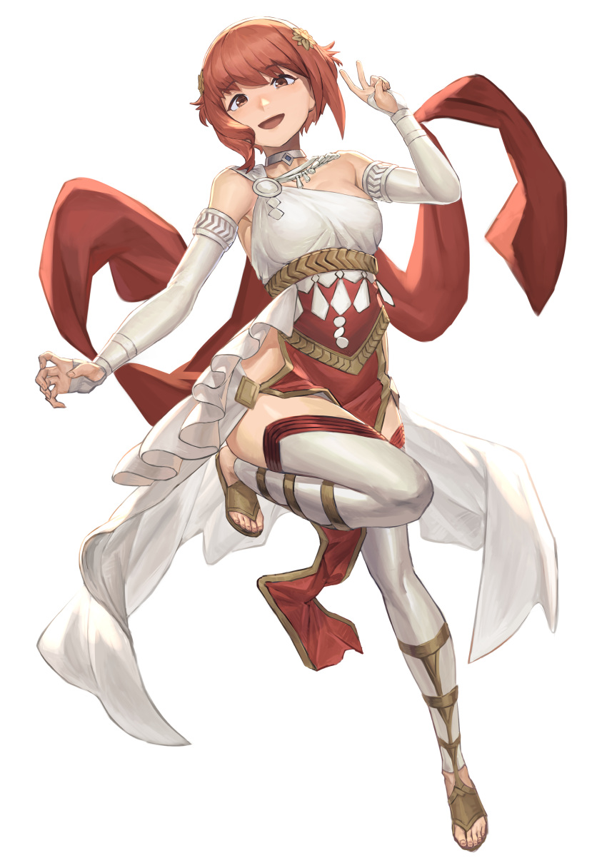 1girl, absurdres, ancient_greek_clothes, armlet, armpits, bracelet, breasts, choker