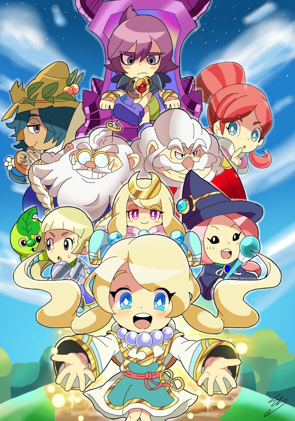 :d, :o, amulet, armor, beads, berry, black_robe, blue_eyes