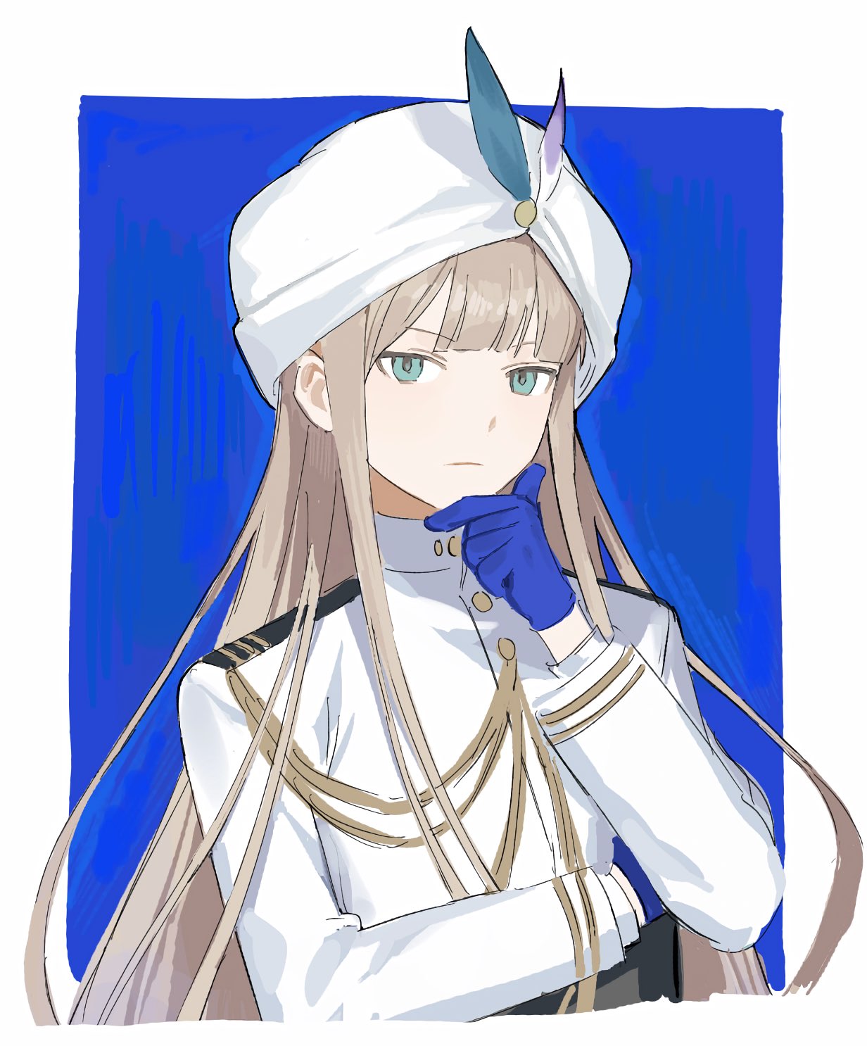 1boy, 42u16, aqua_eyes, blue_gloves, captain_nemo_(fate), captain_nemo_(first_ascension)_(fate), closed_mouth, fate/grand_order