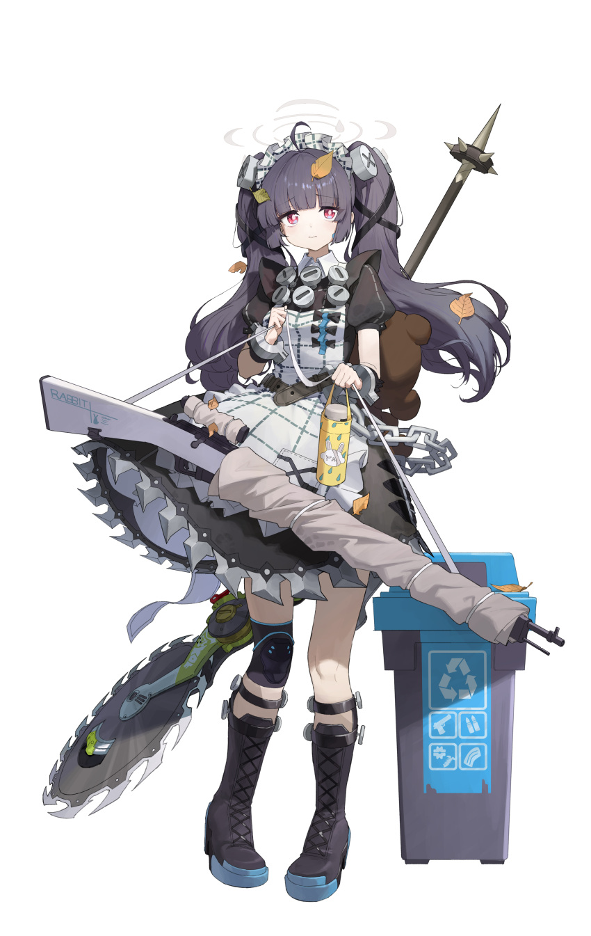 1-5iro, 1girl, absurdres, alternate_costume, ankle_boots, black_dress, black_footwear, black_hair