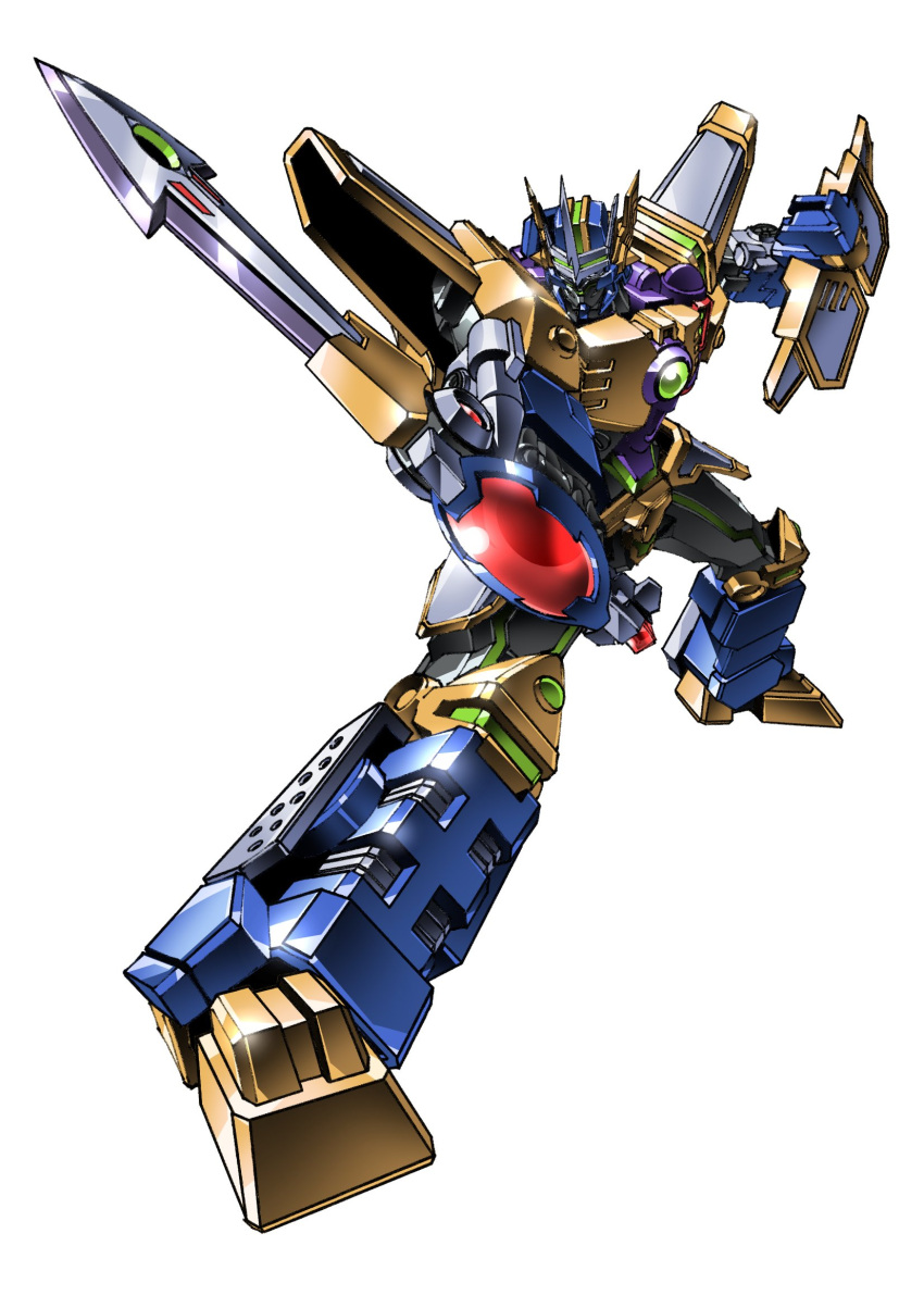 dennou_boukenki_webdiver, full_body, gladion_(webdiver), highres, holding, holding_sword, holding_weapon, looking_at_viewer