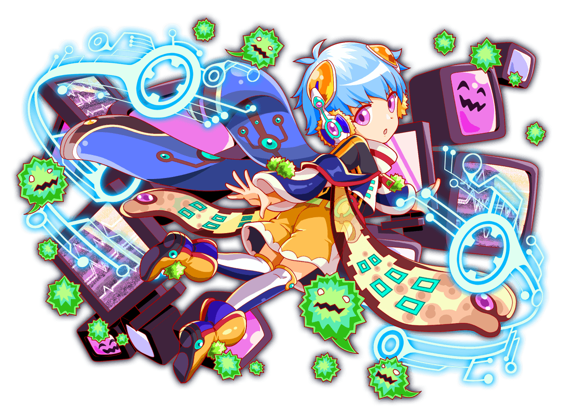 1boy, 6+others, adapted_costume, alternate_costume, ankle_boots, aqua_hair, artist_request, belt