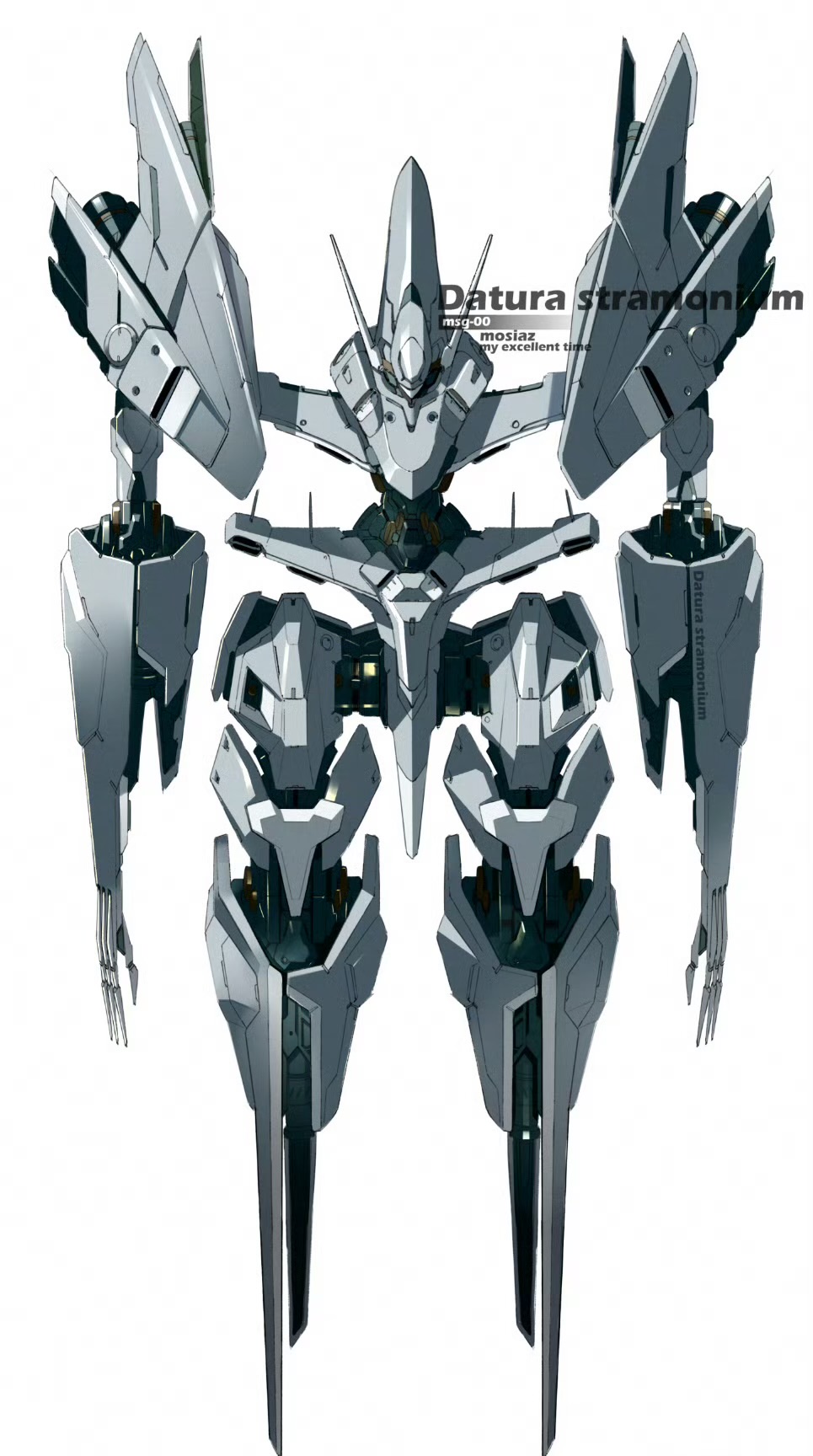full_body, highres, mecha, mecha_focus, mosiaz328, no_humans, original, robot, science_fiction, simple_background, white_background