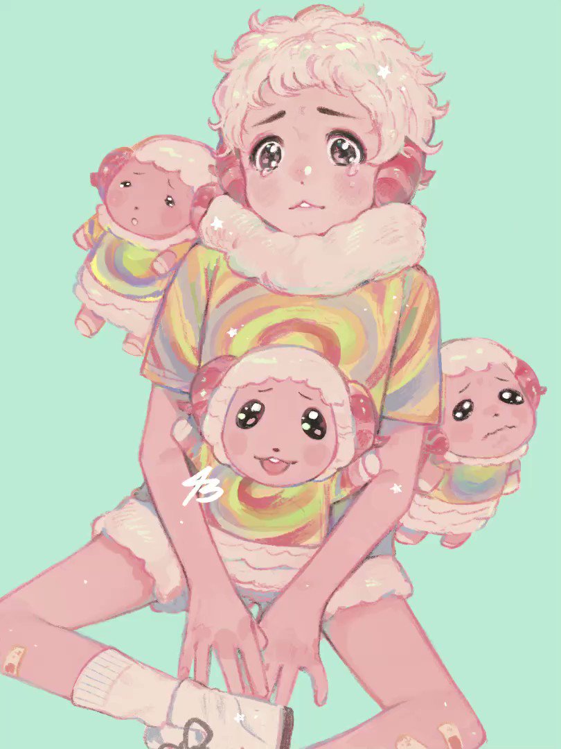 3boys, 43_pon, :3, animal_crossing, bad_id, bad_twitter_id, between_legs, black_eyes