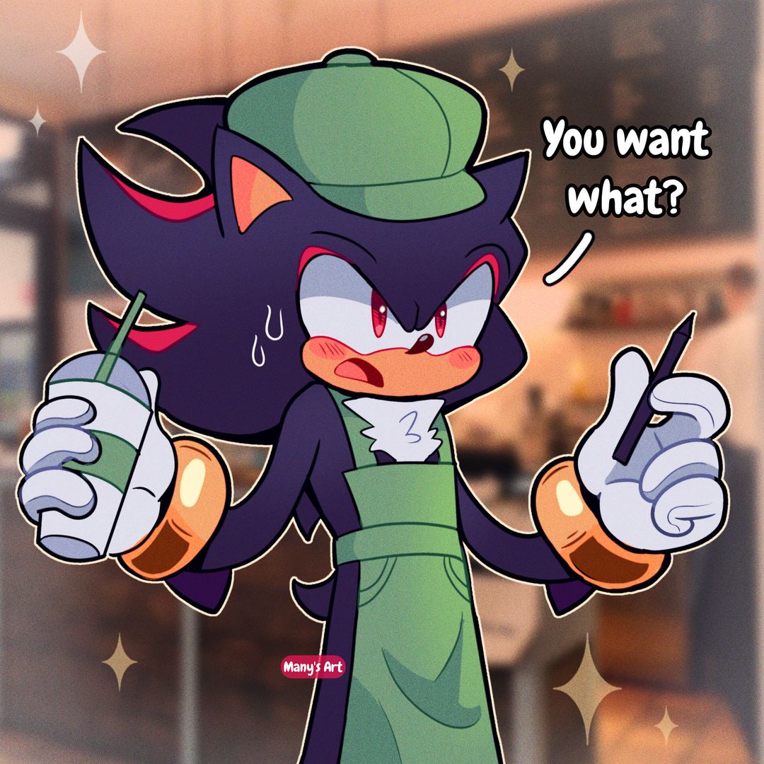 1boy, apron, cup, disposable_cup, furry, furry_male, gloves, green_apron