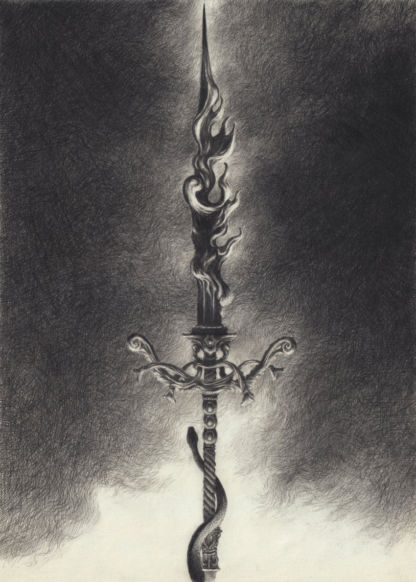 absurdres, allonnos, animal, elden_ring, elden_ring:_shadow_of_the_erdtree, greyscale, highres, monochrome