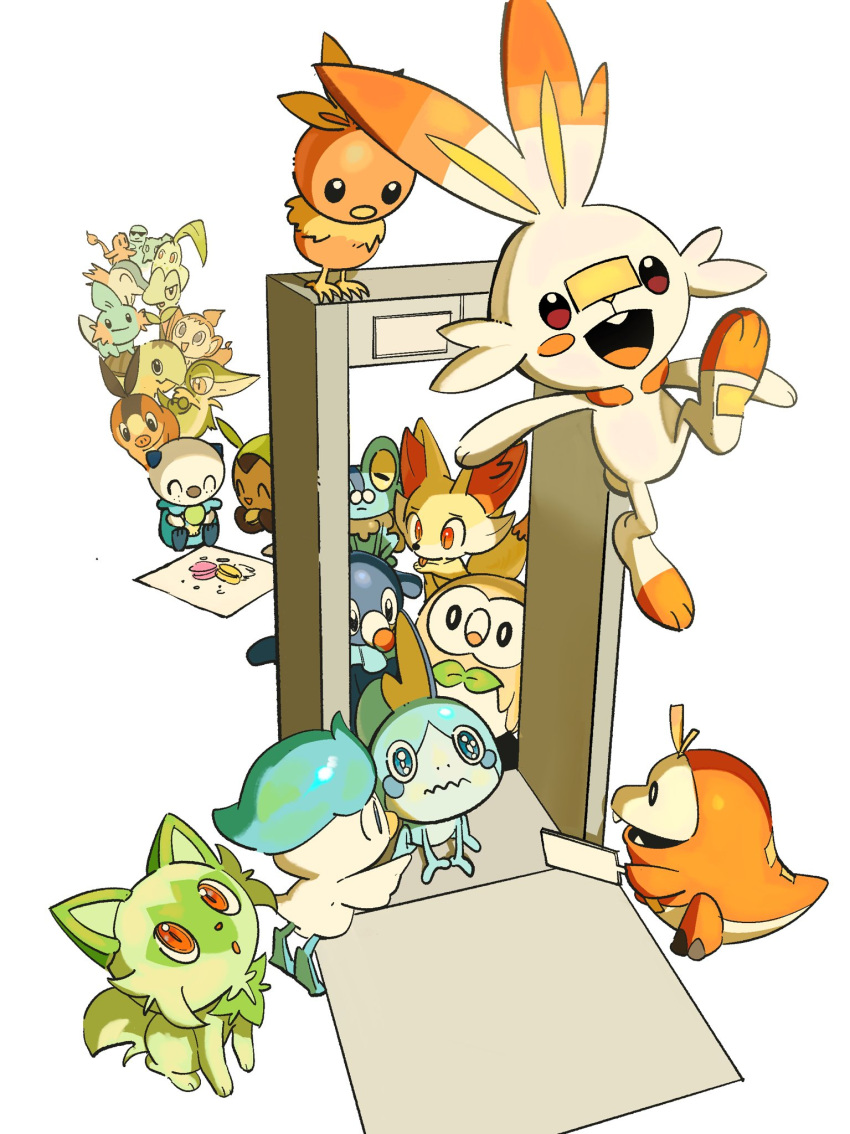 :d, :o, ^_^, blush_stickers, bulbasaur, charmander, chespin, chikorita