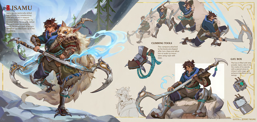 ,, artist_name(jennywang), artstation_jennywang(artist), concept_art, tribe, warrior