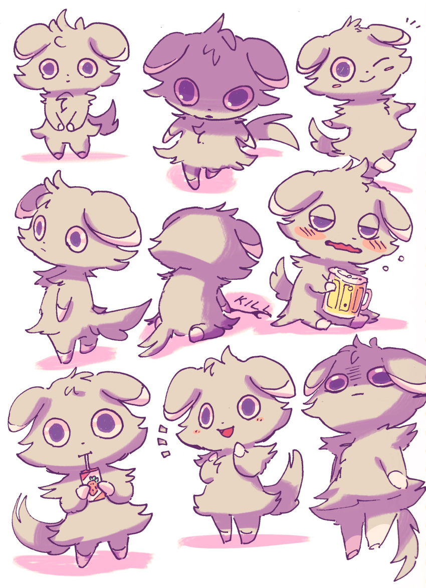 alcohol, beer, blush_stickers, burp, carton, drinking, drunk, english_commentary