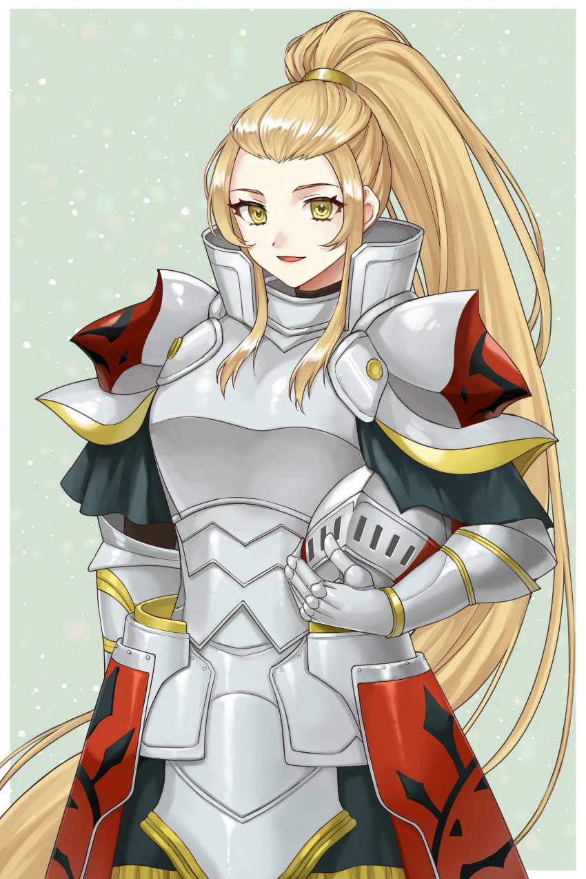 1girl, absurdres, armor, blonde_hair, commission, fire_emblem, fire_emblem_engage, grey_armor