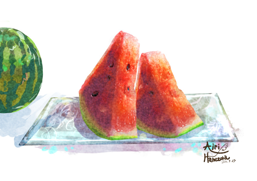 airihanezora, artist_name, clip_studio_paint_(medium), food, food_focus, fruit, highres, no_humans