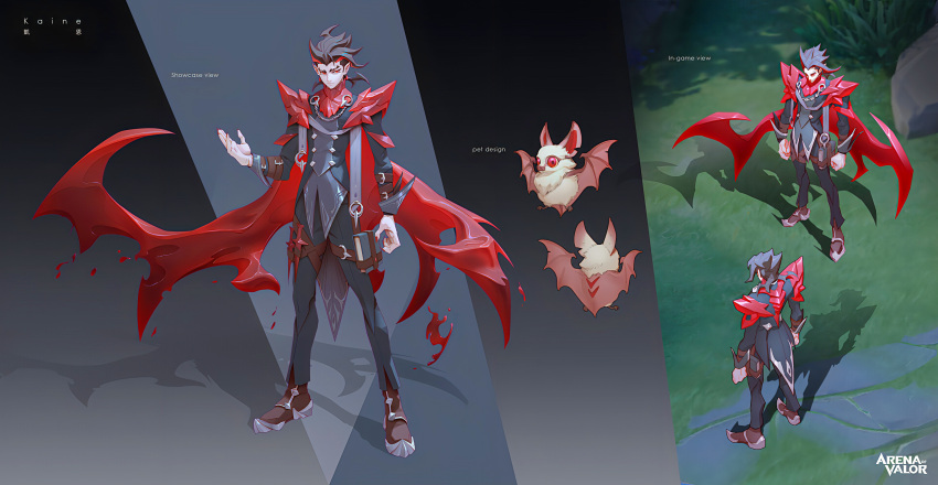 ,, arena_of_valor, game_character, huizou_(artist),, moba, vampire