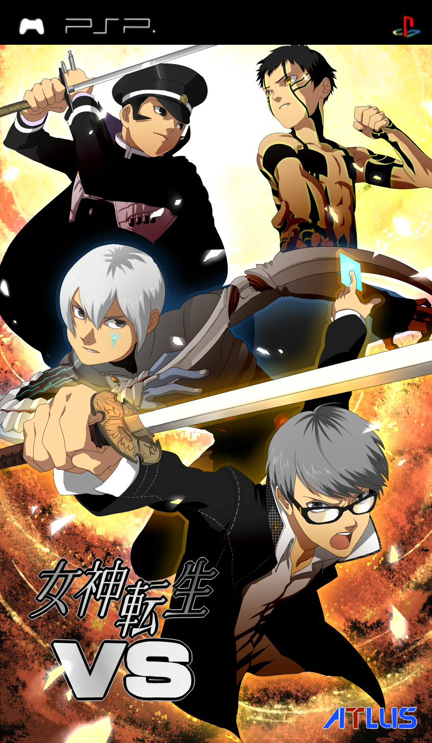 atlus, black_hair, company_connection, cover, crossover, devil_summoner, digital_devil_saga, epic