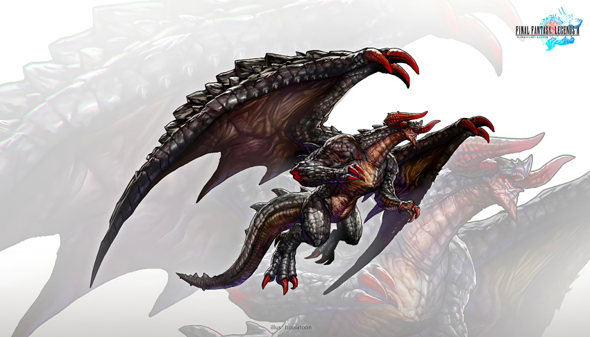 ,, bahamut_(final_fantasy), boolatoon_(artist), dragon, final_fantasy_dimensions_ii, rpg