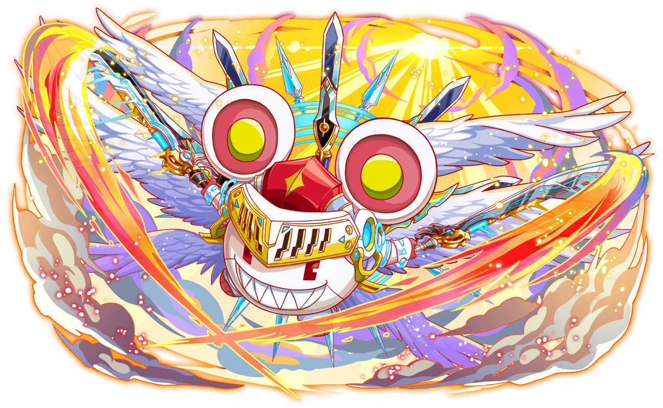 artist_request, cel_shading, closed_mouth, clouds, crash_fever, dual_wielding, full_body, game_cg