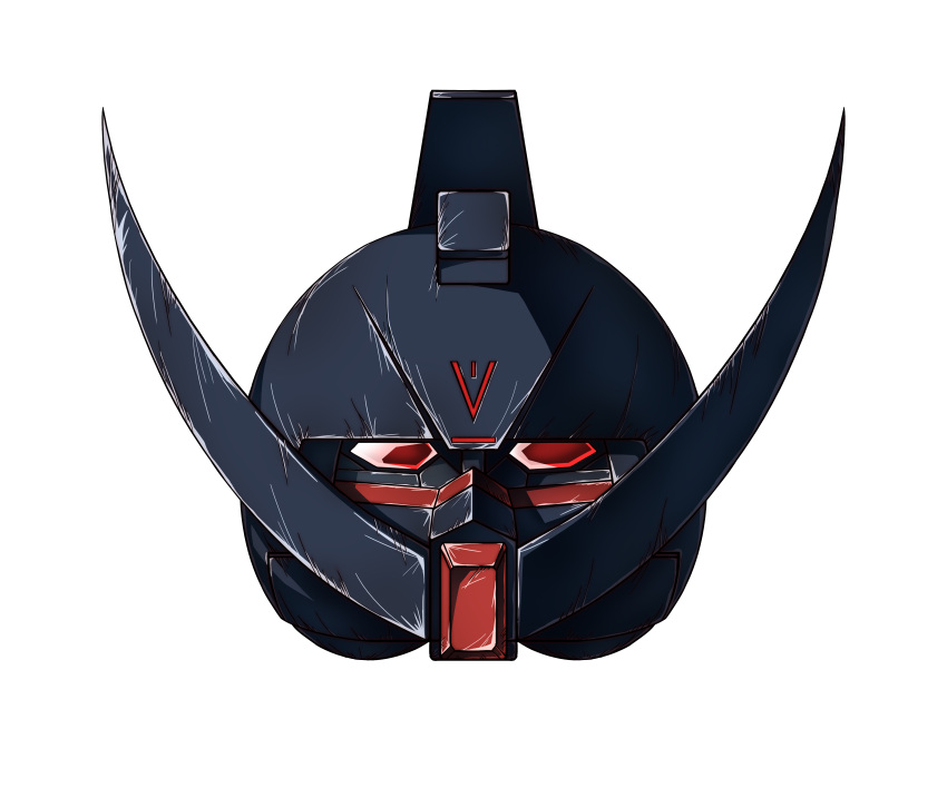absurdres, alternate_color, commentary_request, gundam, head_only, highres, kainansang, looking_at_viewer
