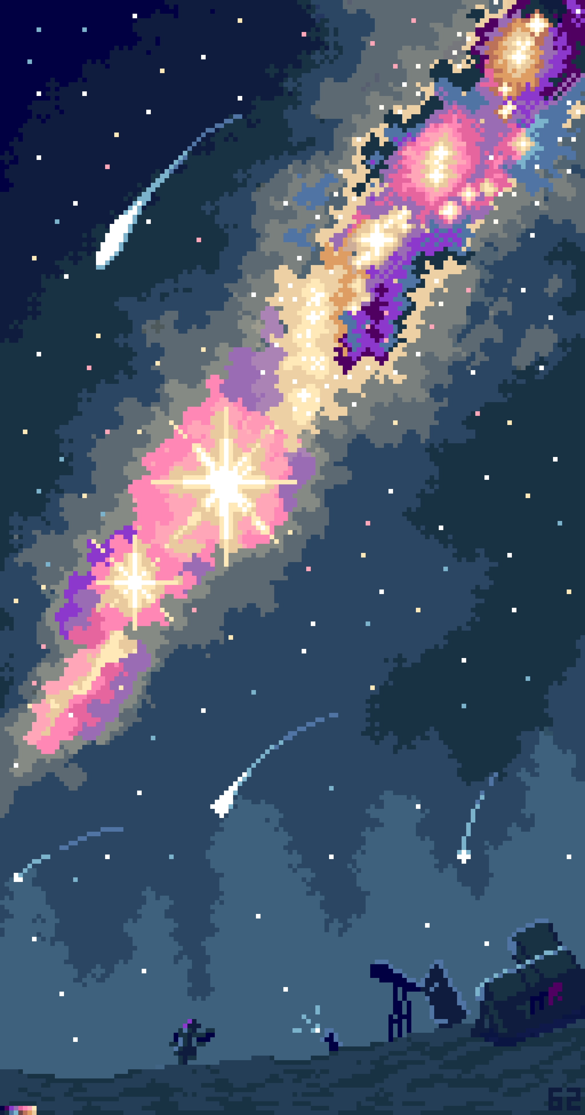 1other, absurdres, camping, galaxy, highres, night, night_sky, original