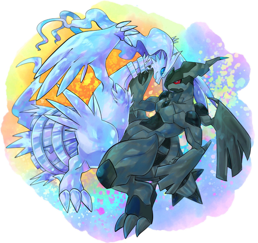 ajinomisni, black_fur, blue_eyes, blue_sclera, claws, closed_mouth, colored_sclera, dragon