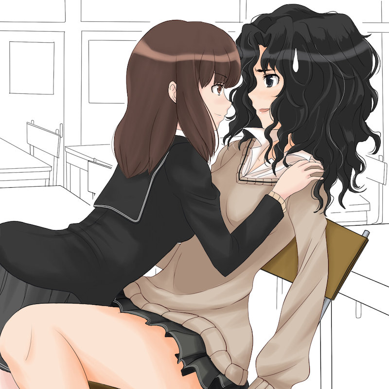 amagami, black_eyes, black_hair, brown_eyes, brown_hair, chair, classroom, coroske