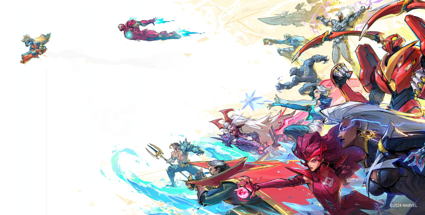 5girls, 6+boys, arc_reactor, armor, artist_request, avengers_(series), black_panther_(marvel), cape
