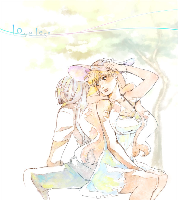 blue_hair, bracelet, dress, hat, jack_(haist), jewelry, long_hair, macross, macross_frontier, saotome_alto, sheryl_nome