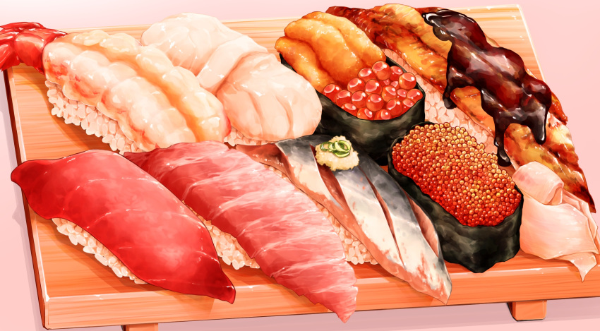 commentary_request, fish, fish_(food), food, food_focus, grilled_eel, highres, no_humans