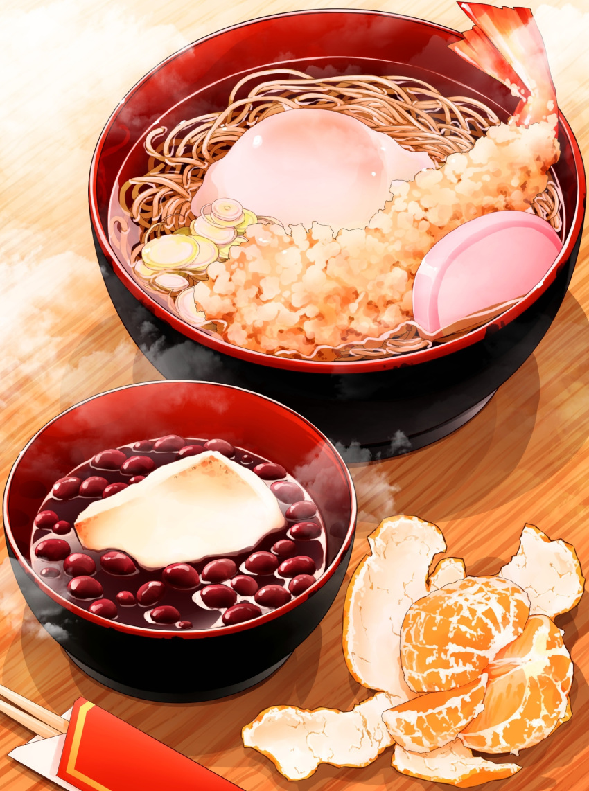 absurdres, adzuki_bean, bowl, chopsticks, commentary_request, food, food_focus, fruit