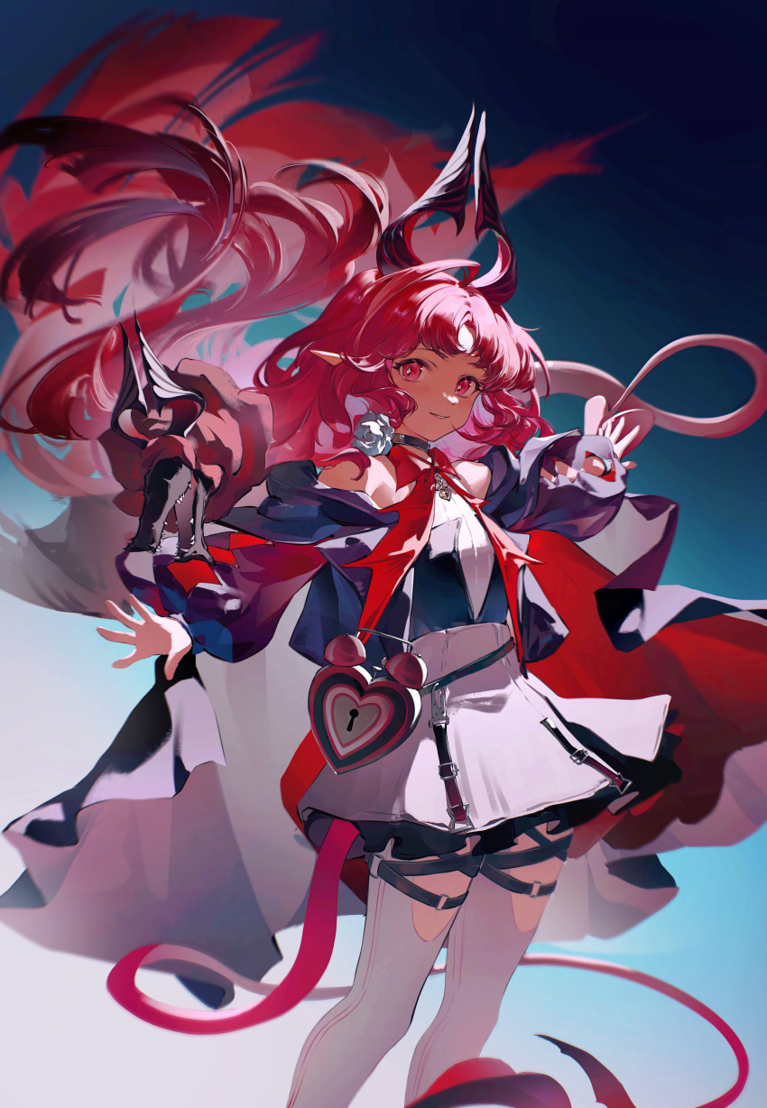 1girl, absurdres, arknights, bare_shoulders, black_collar, black_jacket, blush, chinese_commentary