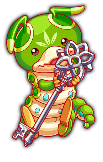 alternate_color, antennae, artist_request, bug, caterpillar, caterpillar_(crash_fever), cel_shading, crash_fever