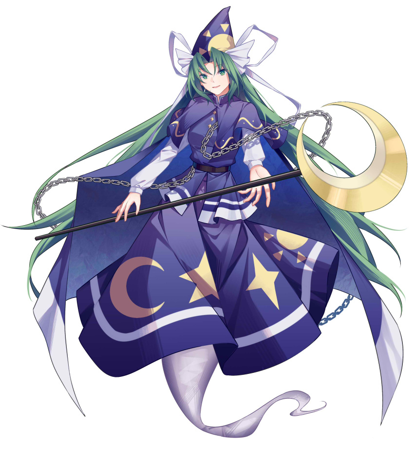 1girl, absurdres, blue_cape, blue_capelet, cape, capelet, chain, chinese_commentary