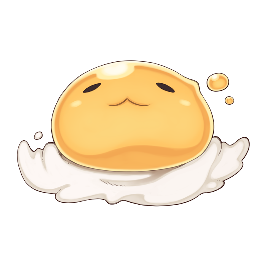 :3, chibi, chibi_only, closed_eyes, closed_mouth, eggring, food_focus, fried_egg
