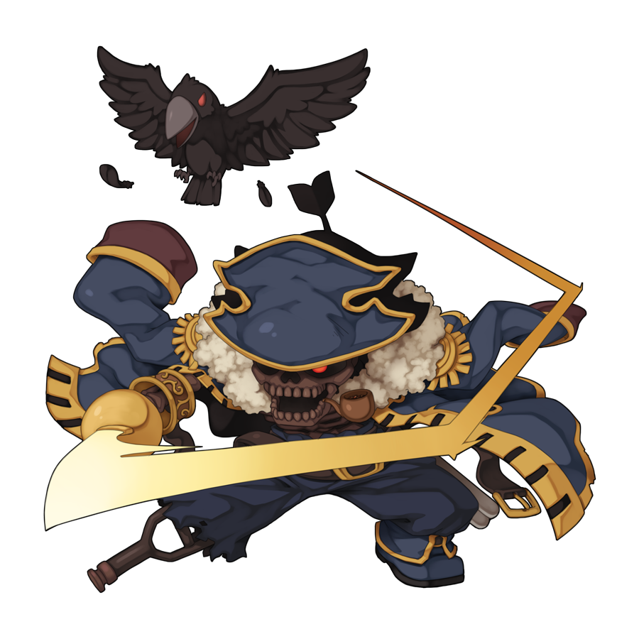 1boy, bicorne, bird, blue_coat, blue_hat, blue_pants, chibi, chibi_only