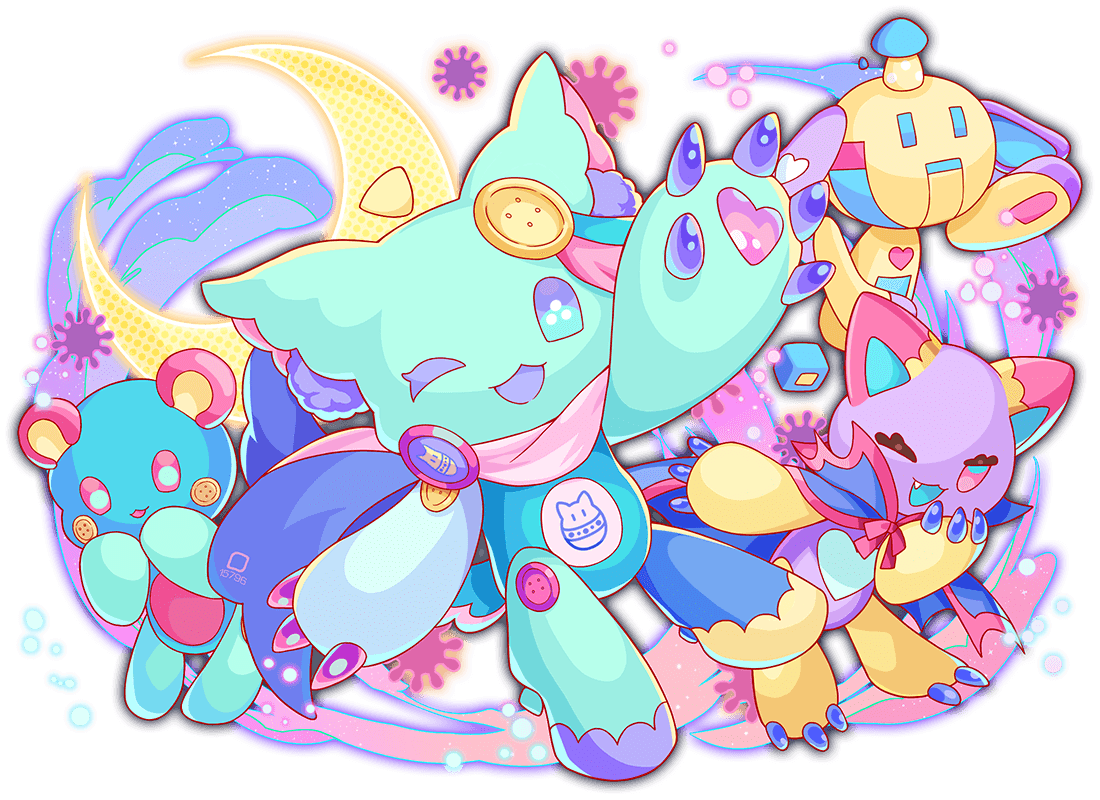 animal_ear_fluff, animal_ears, aqua_eyes, artificial_intelligence, artist_request, badge, bear_ears, blue_cape