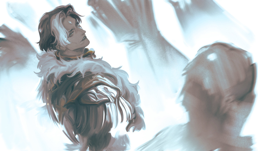 1boy, absurdres, black_hair, commentary, emet-selch, english_commentary, epaulettes, final_fantasy