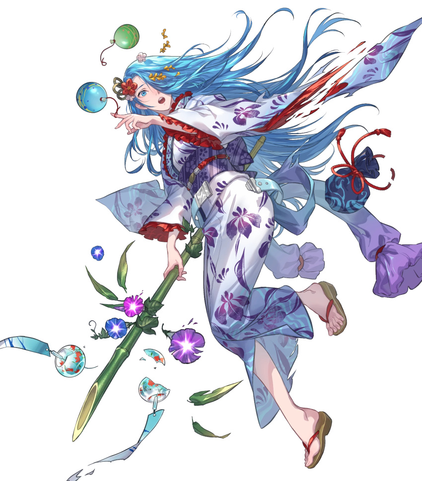 1girl, fire_emblem, fire_emblem:_path_of_radiance, fire_emblem_heroes, highres, lucia_(fire_emblem), lucia_(yukata)_(fire_emblem), non-web_source