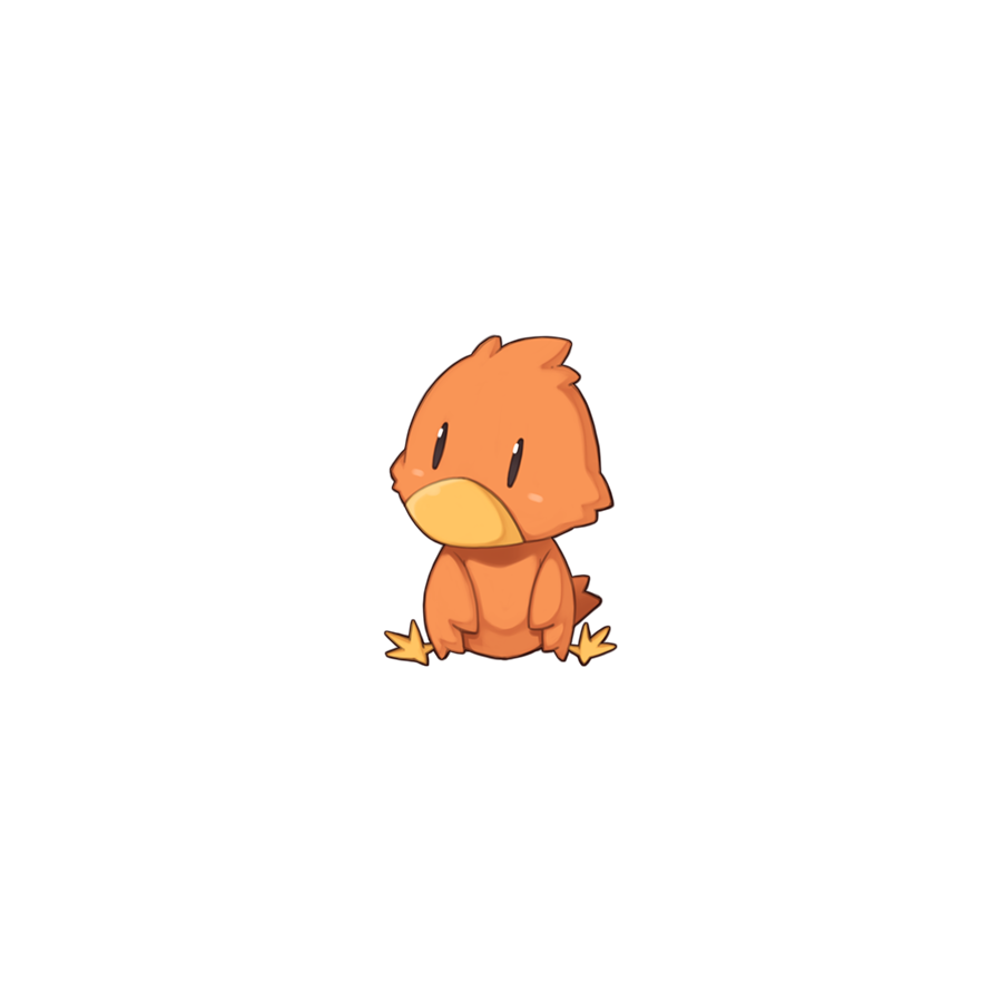 animal_focus, bird, chibi, chibi_only, chick, full_body, looking_afar, no_humans