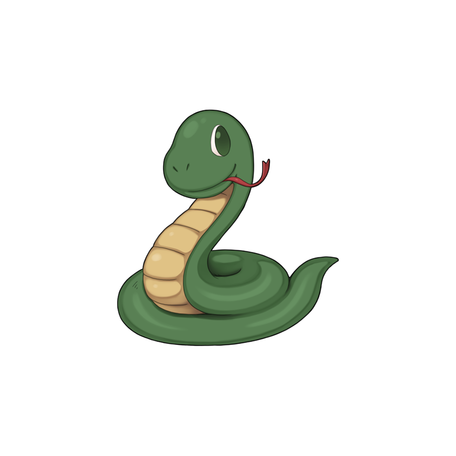 animal_focus, boa_(ragnarok_online), chibi, chibi_only, full_body, no_humans, official_art, ragnarok_online, simple_background, snake, solo, tongue, tongue_out, transparent_background, yuichirou