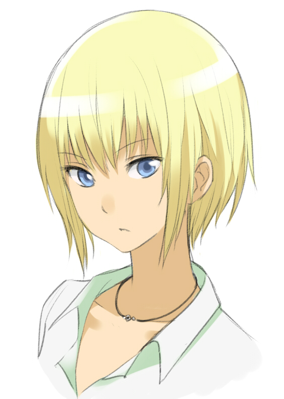 bad_id, blonde_hair, blue_eyes, face, friden04, fuaa_(friden04), jewelry, kon_futaba