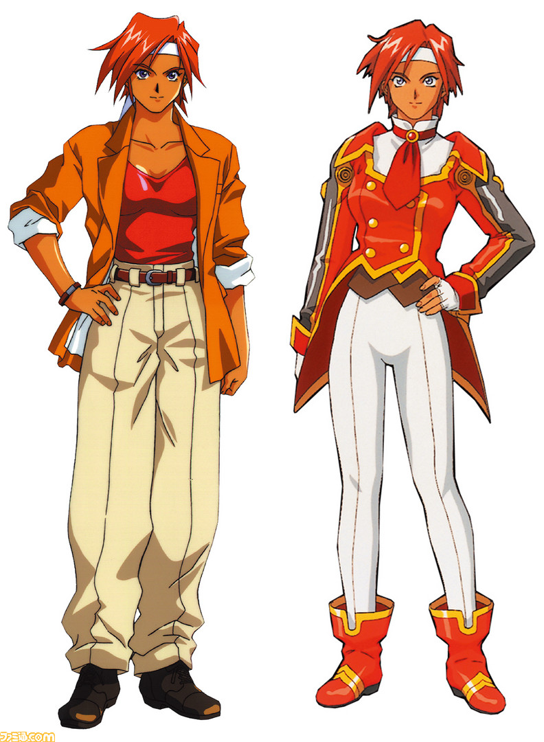 2girls, alternate_costume, artist_request, belt, bow, brooch, brown_belt, brown_footwear