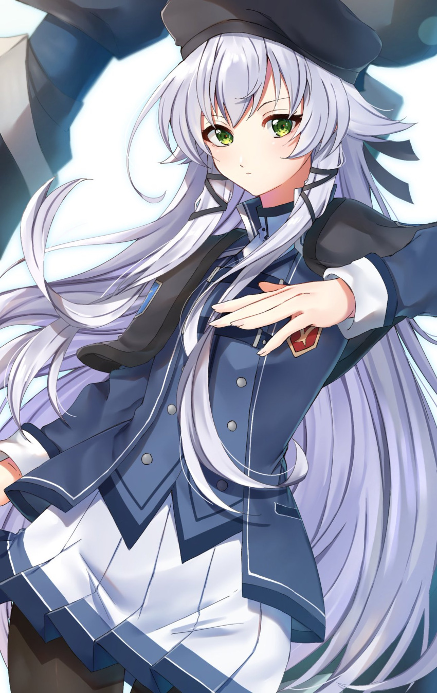 1girl, 1other, altina_orion, claiomh_solais_(kiseki), double-parted_bangs, eiyuu_densetsu, green_eyes, hair_between_eyes