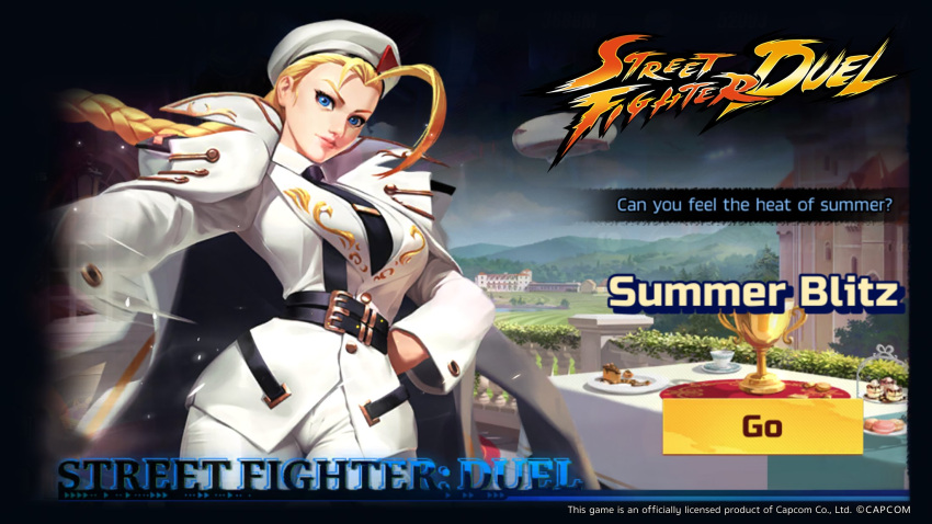 ahoge, banquet, belt, braid, cake, cammy_white, coat, cuffs
