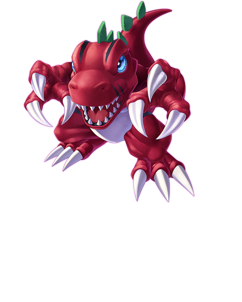 blue_eyes, colored_skin, digimon, digimon_(creature), digimon_card_game, digimon_liberator, dinosaur, full_body
