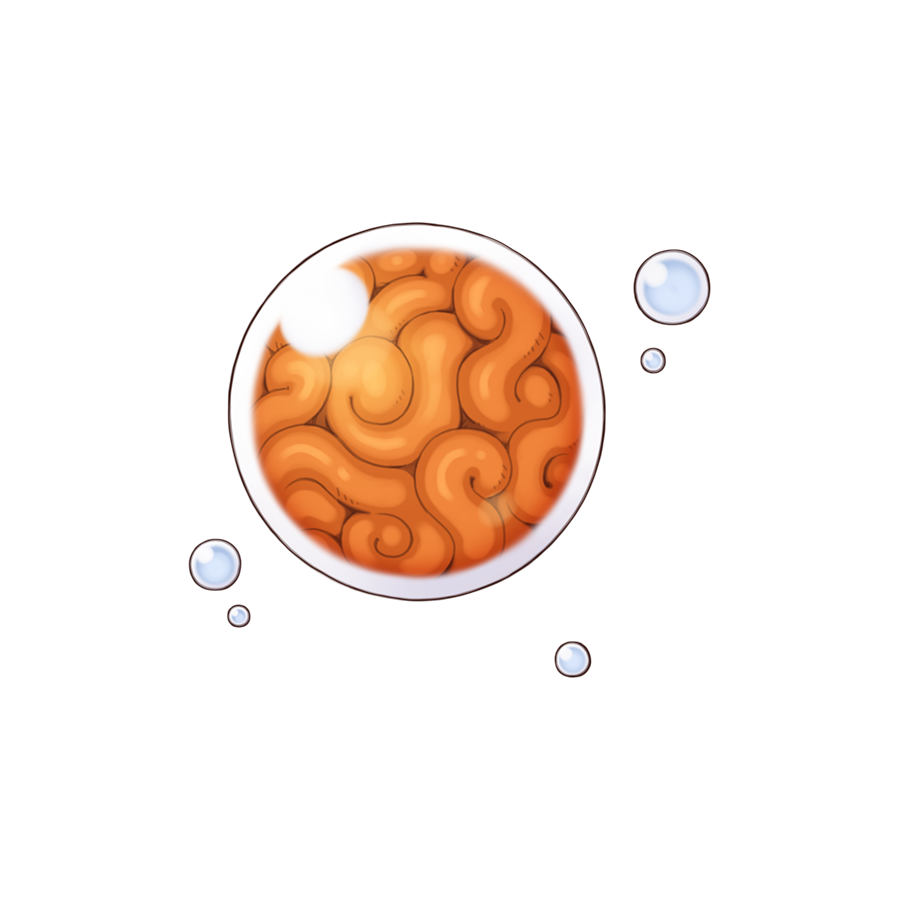 bubble, chibi, chibi_only, full_body, marine_sphere, no_humans, official_art, ragnarok_online