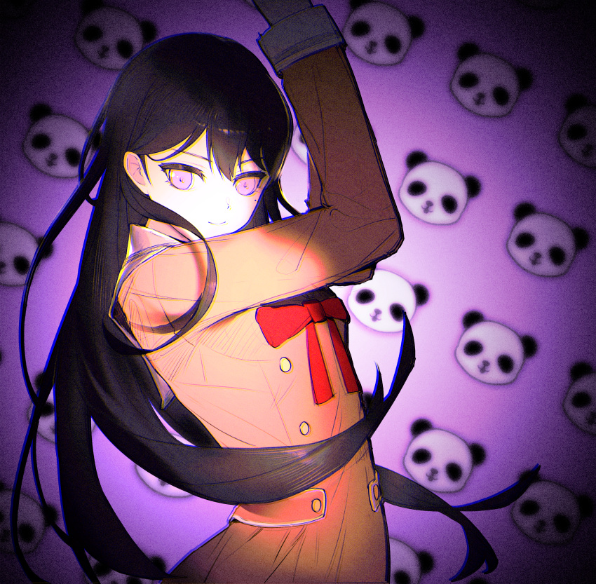 1girl, absurdres, anli_(jwcpp4sum0mgk5r), bang_dream!, bang_dream!_it's_mygo!!!!!, black_hair, brown_dress, chinese_commentary